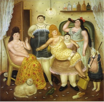 Fernando Botero Painting - House Mariduque Fernando Botero